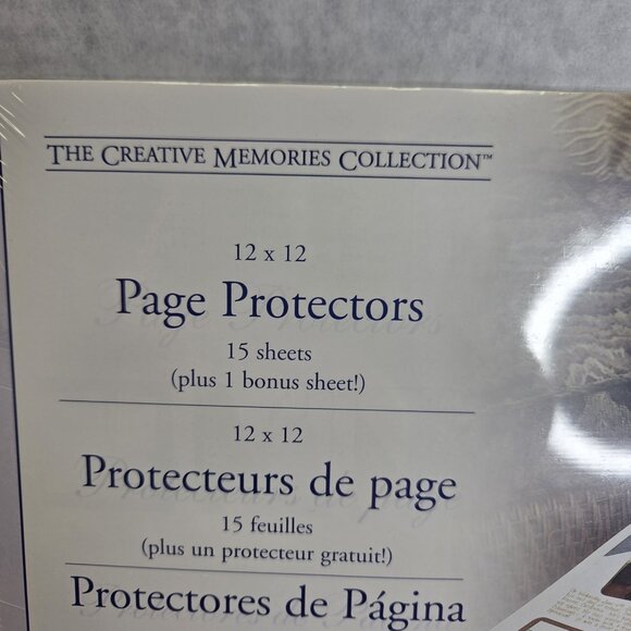 Creative Memories 12"x12" Page Protectors 16 Sheet NEW Sealed Scrapbook Album - Picture 2 of 6